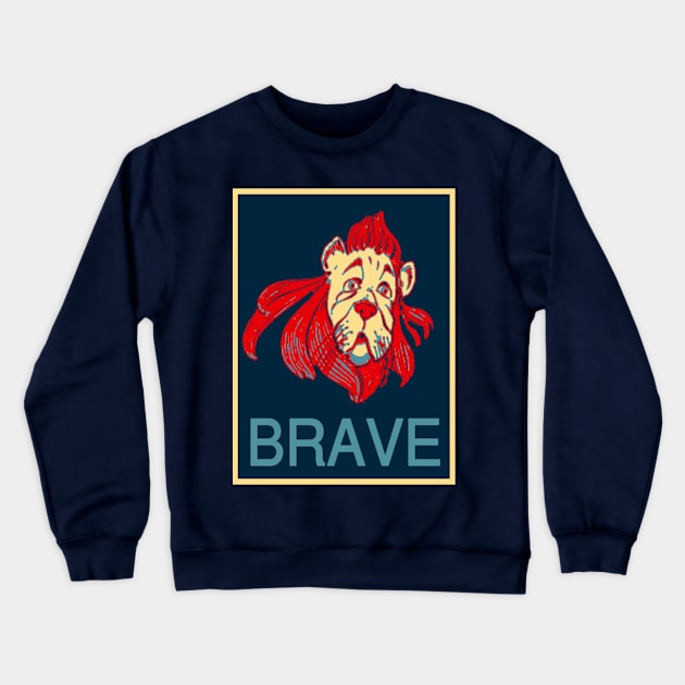 A Vote For Courage Crewneck Sweatshirt by Yellowonder